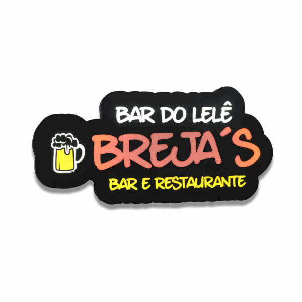 Luminária Personalizada 3D Com Led (Imagem SVG) - Imagem 3